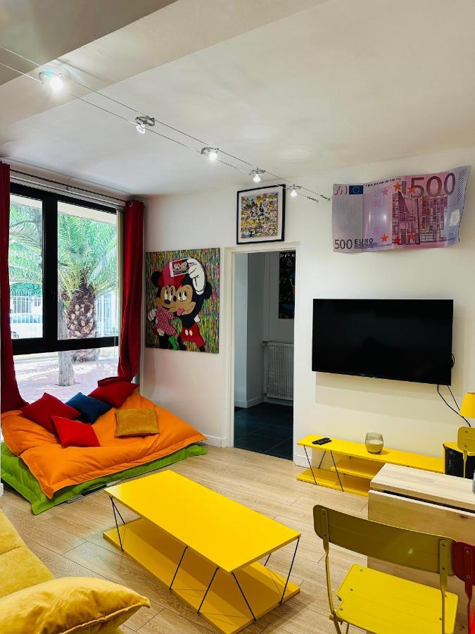 Pop Appart Appartement Artiste Configure En Galerie Dart A 200 M Du Centre Ville Avec Parking Prive Et Securise Gratuit Dans Copropriete Aviñón Exterior foto